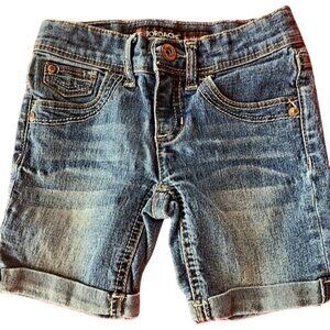 Jordache Bermuda Denim Shorts Small Girls 10/12 Casual Wear Cotton Blend